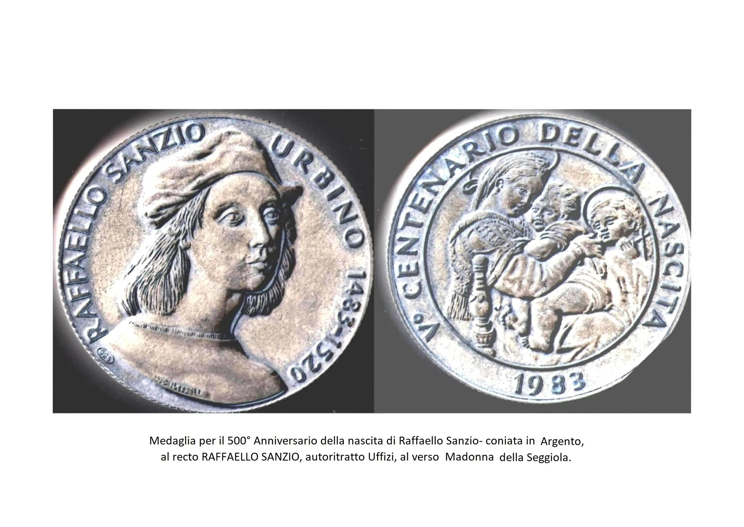 Raffaello. V anniversario nascita 1983
