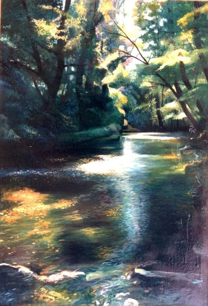 Lontano, per sempre. Olio su tela, 1993. Collezione privata Bergamo