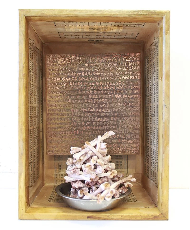 Predator (肉食者)-The Communion, 2013, Mixed media assemblage, Variable Dimensions