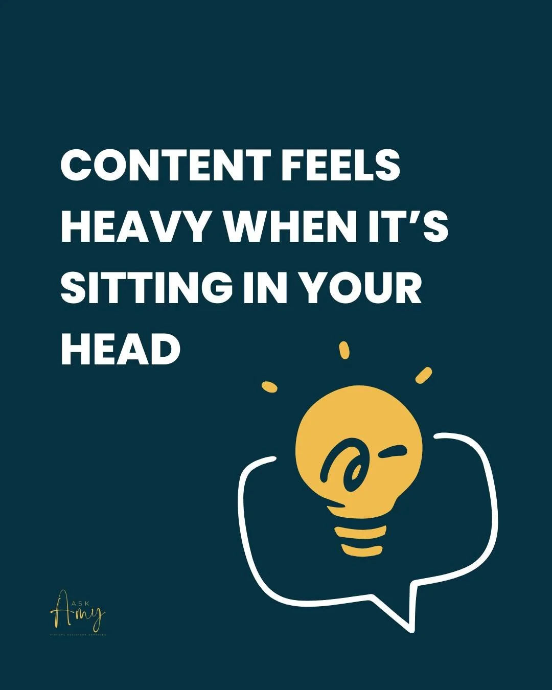Content feels heavy when it&rsquo;s sitting in your head.

Not because it&rsquo;s hard to do.
But because it&rsquo;s unfinished.

It&rsquo;s the blog you keep meaning to write.
The website pages you know have needed updating for months.
The posts you