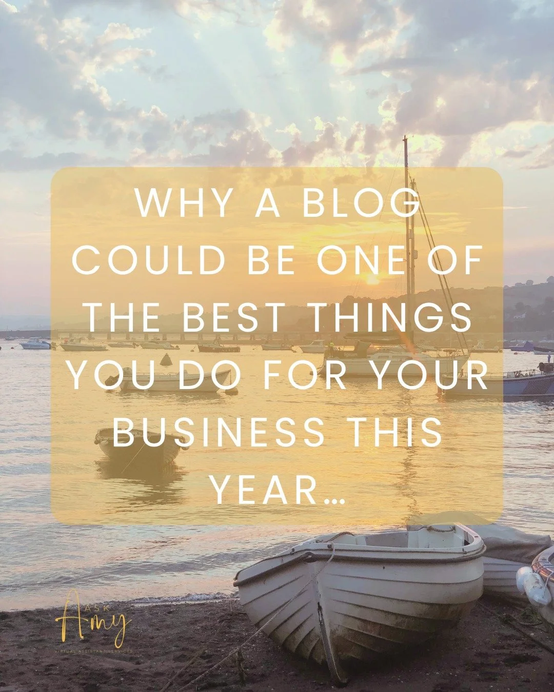 Why a blog could be one of the best things you do for your business this year&hellip;

I know. You're already busy. The last thing you need is another thing to add to your list.
But hear me out.

Every post you&rsquo;ve ever shared on Instagram, ever
