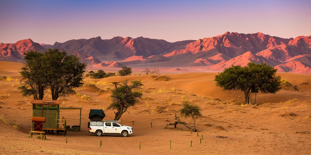 Camping in the Namib