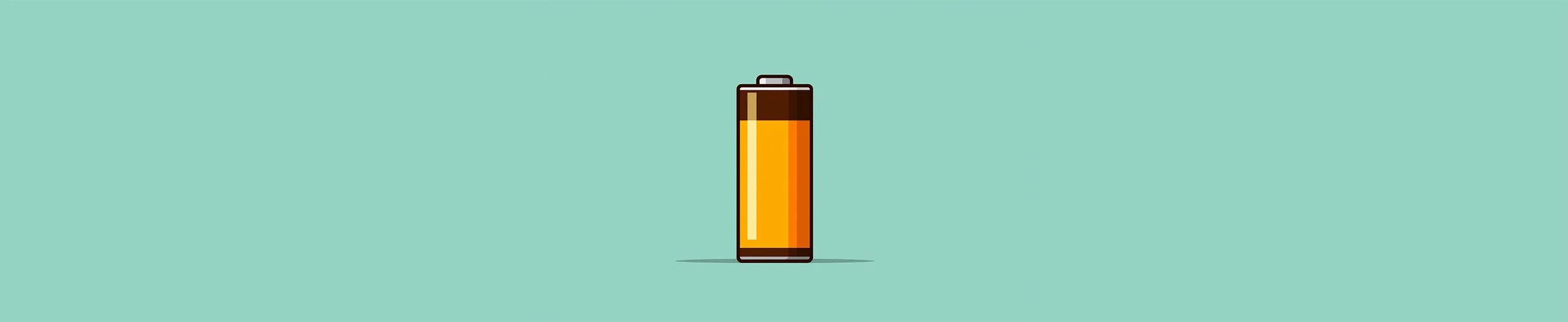 Banner image of a battery
