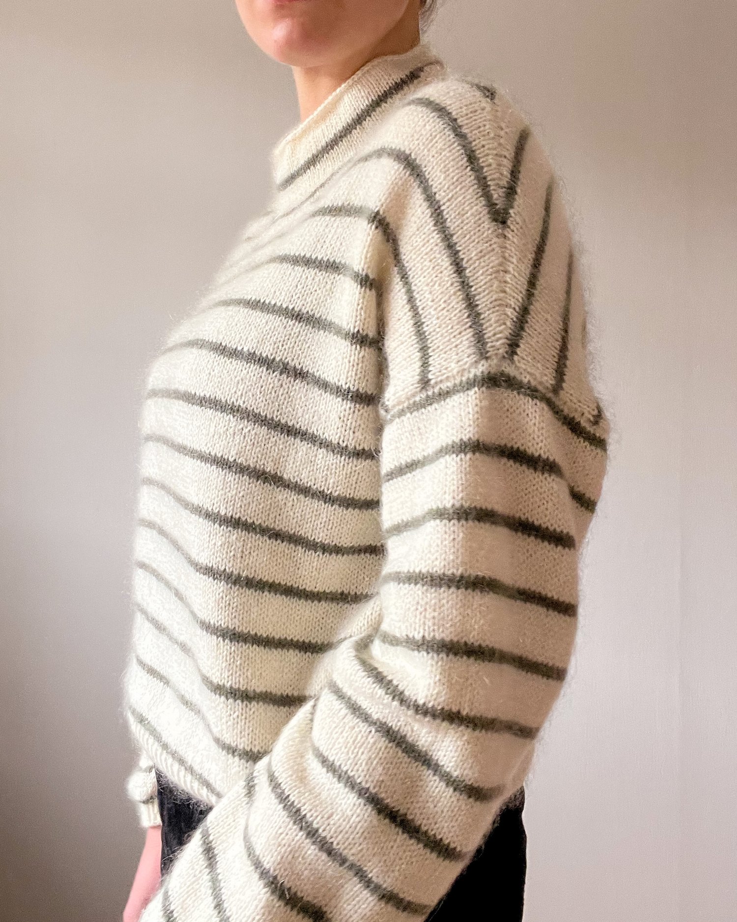Semper Sweater V-Neck — The Knit Purl Girl