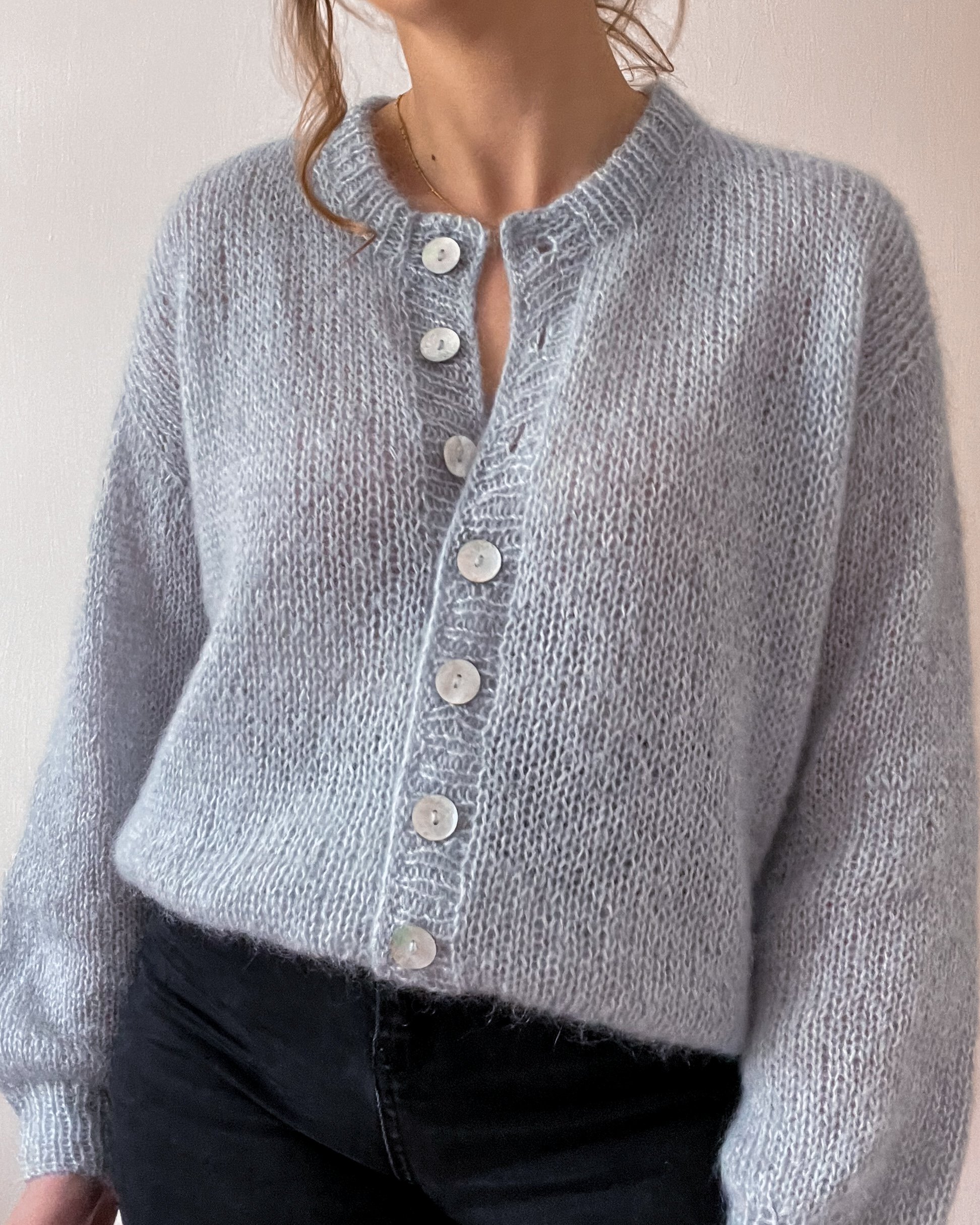 Yarn April Cardigan Petiteknit PetiteKnit Champagne Cardigan