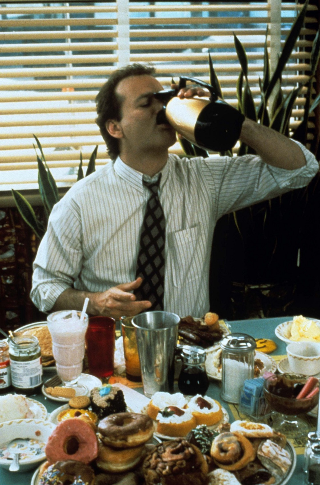 Groundhog day diner scene