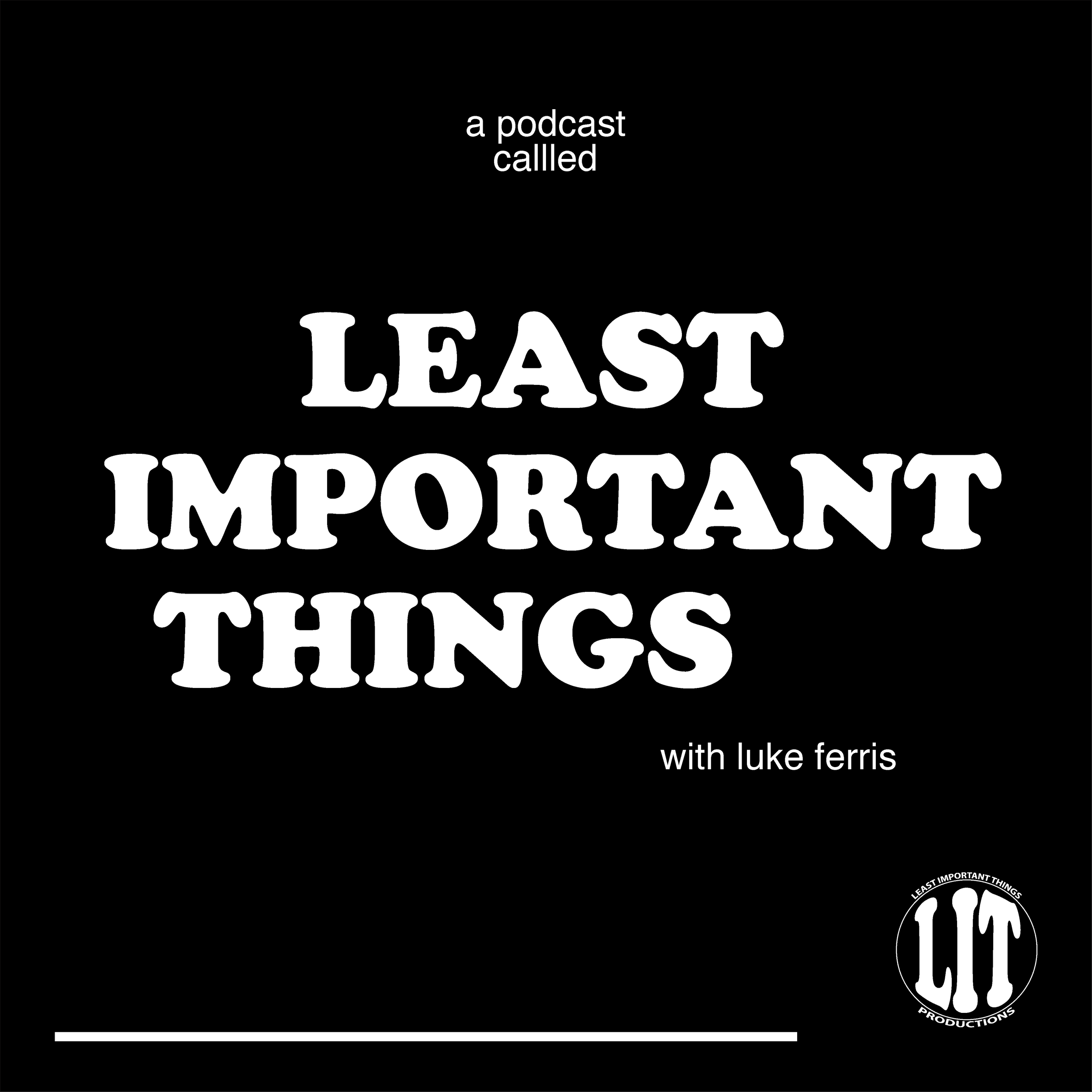 Least important things podcast logo