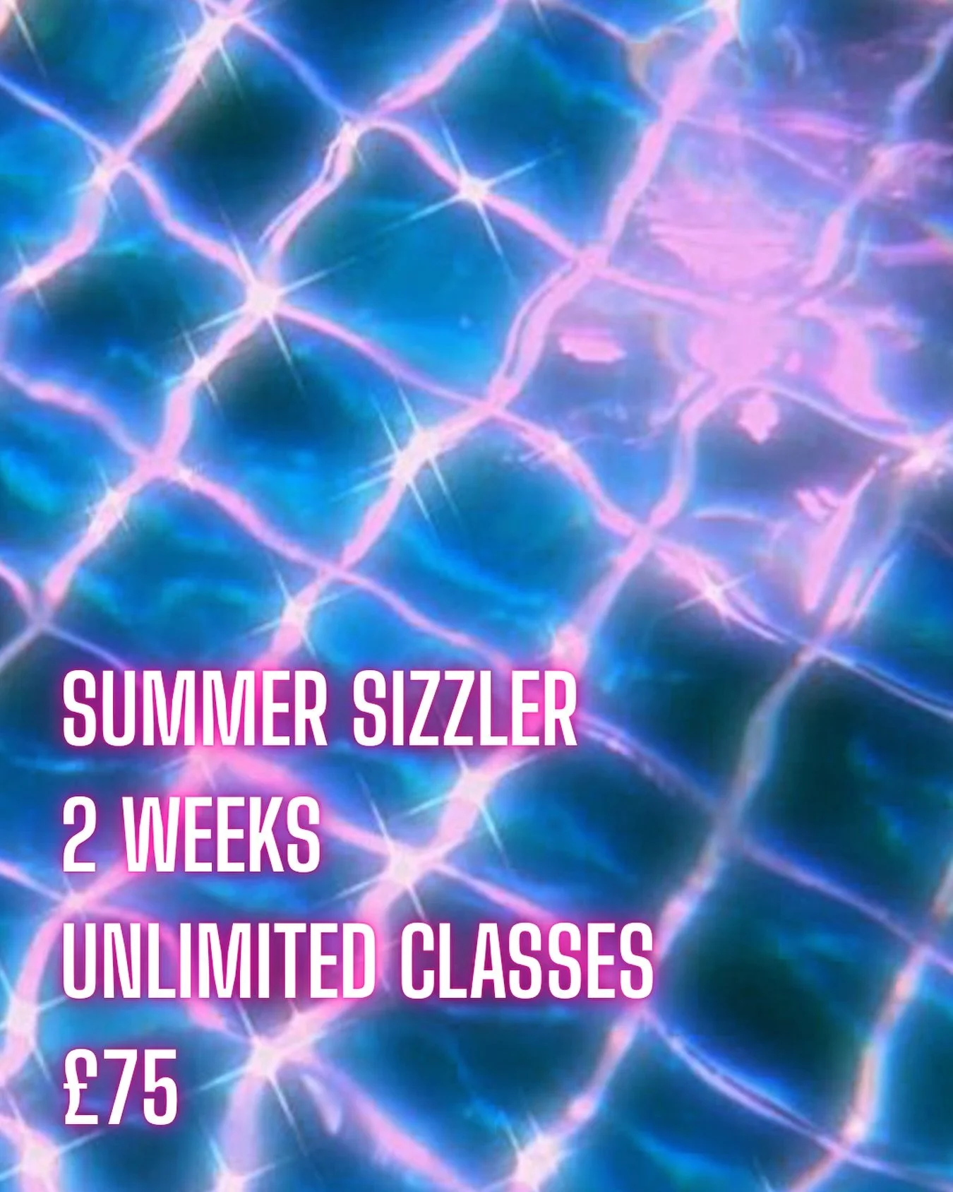 DISCO BARRE&trade; SUMMER SIZZLER 

Two weeks unlimited classes for &pound;75.

A little summer immersion into the studio, the music and the methods. 

Link in bio 💦