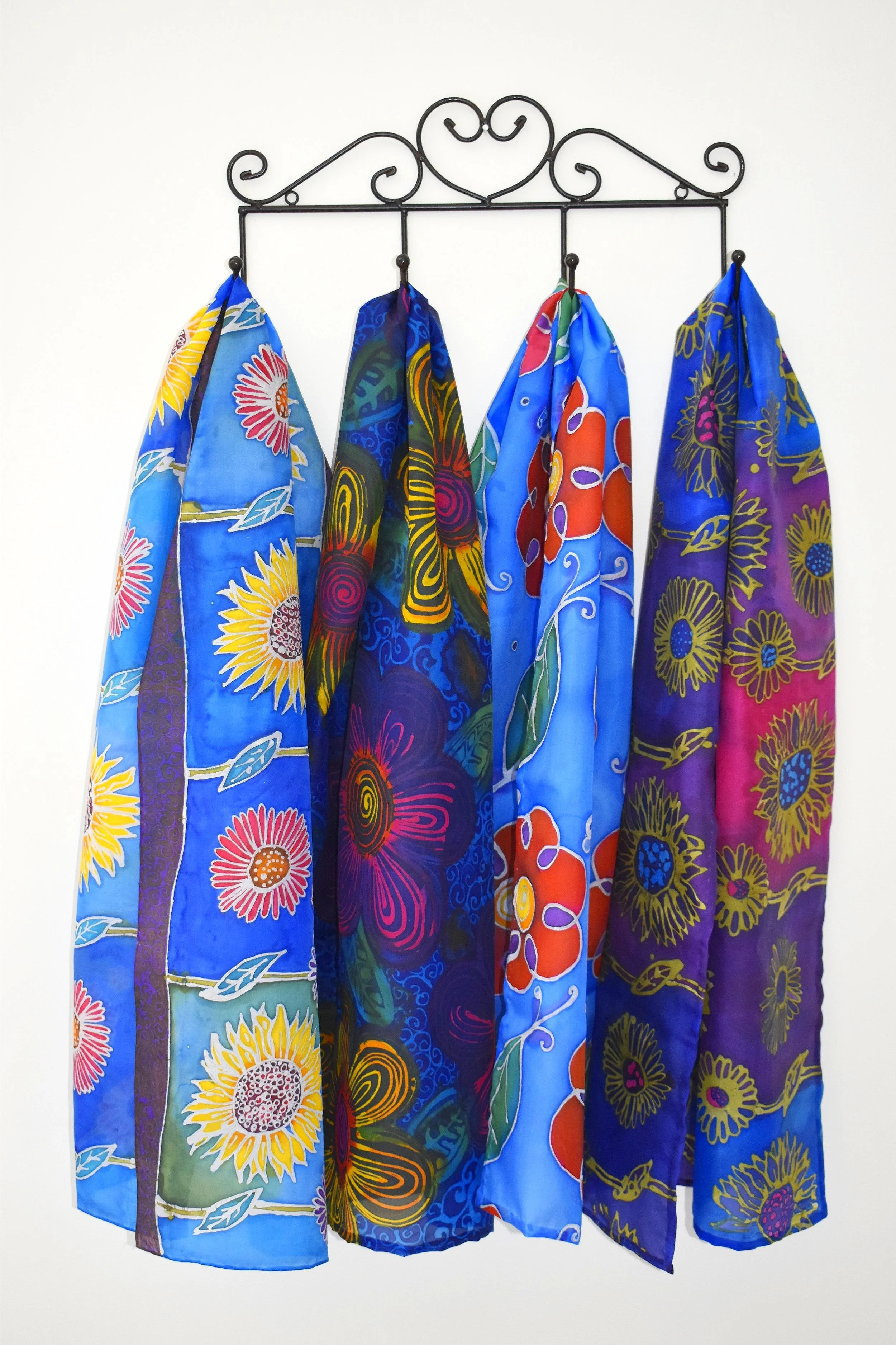 Batik & Gutta Silk Scarves