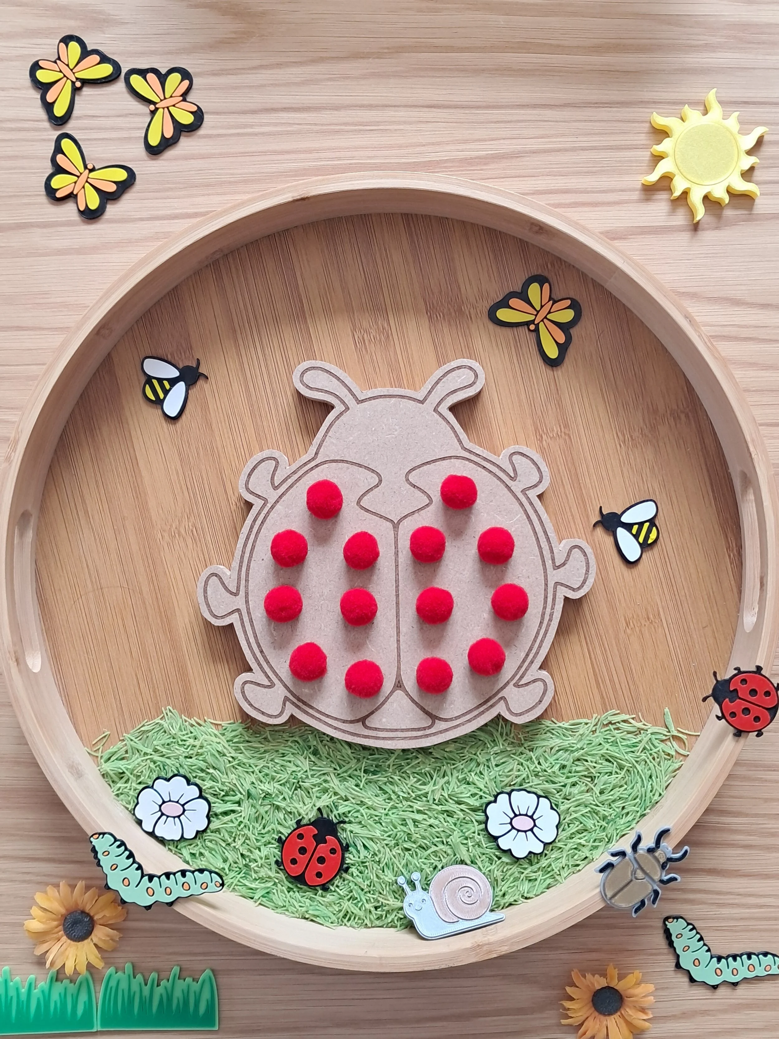 Coccinelle support à encoches