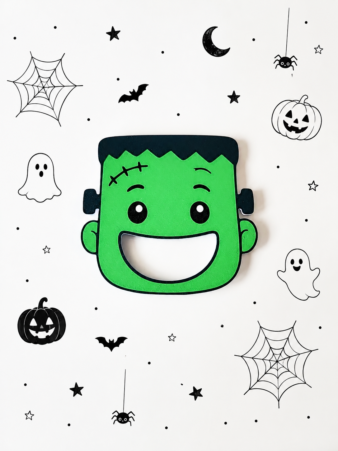 Bouche gourmande Monstre vert