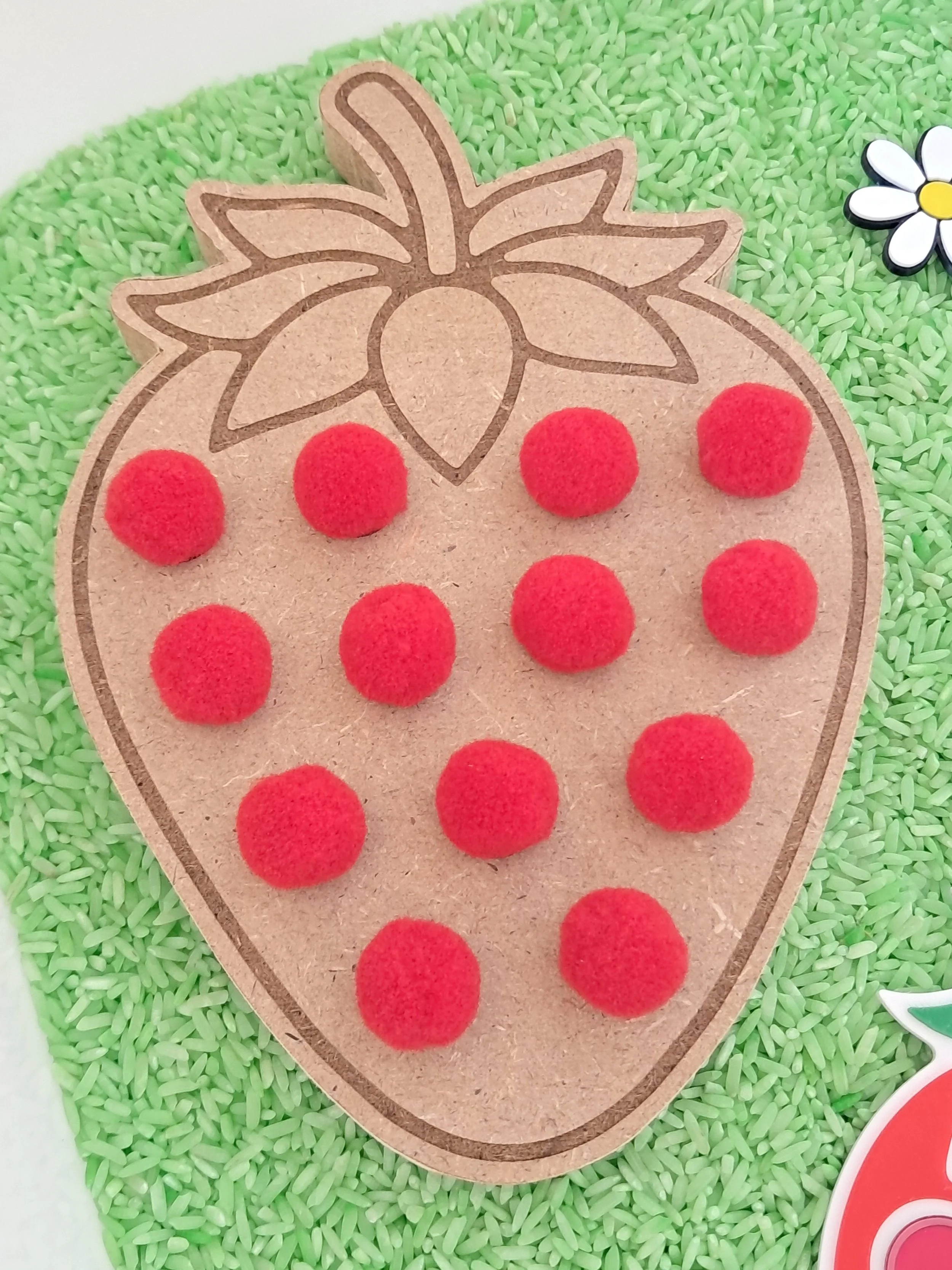 Fraise support à encoches 🍓