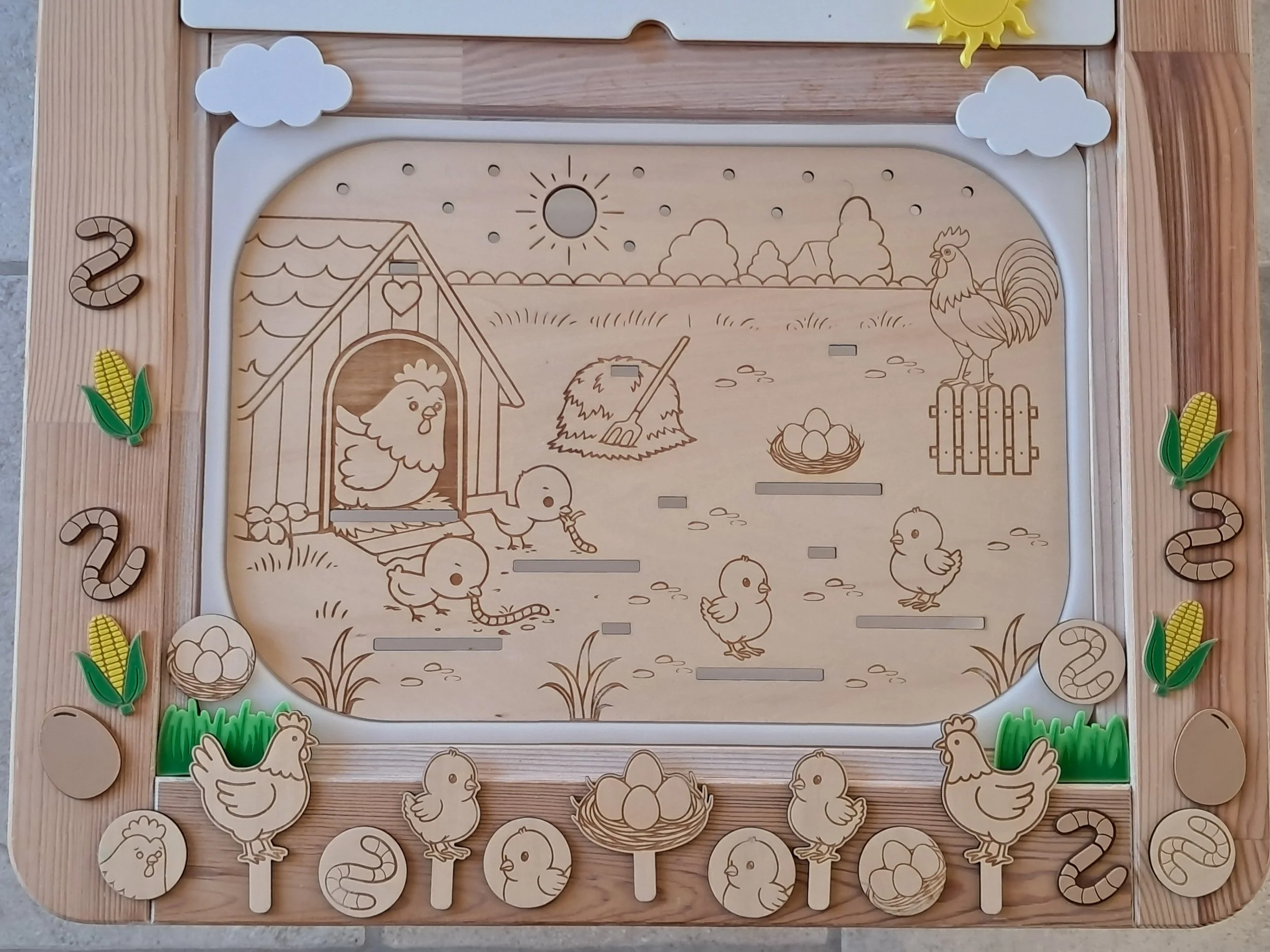 Grand couvercle insert trofast Le poulailler