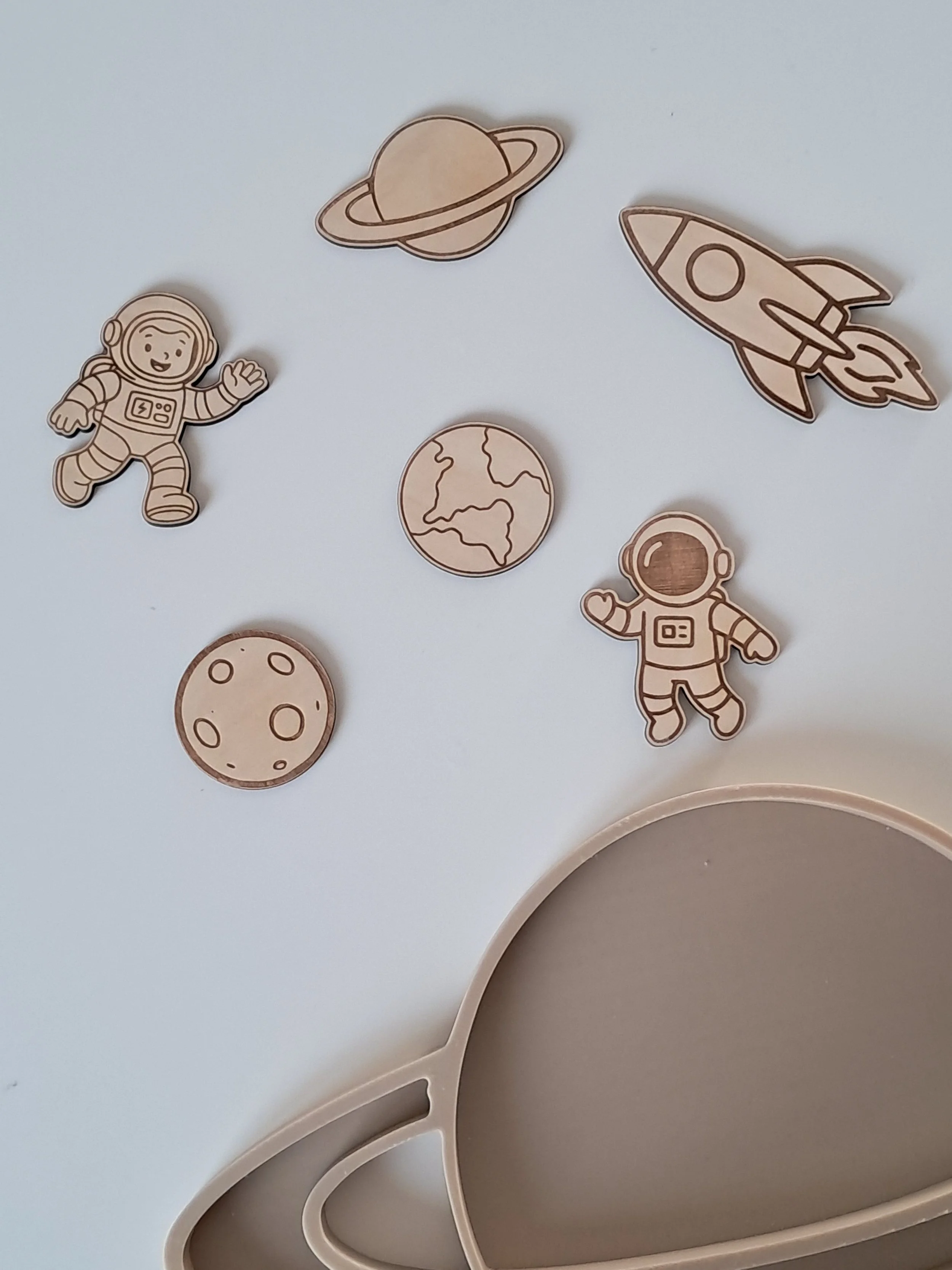 Lot de jetons sur l'Espace