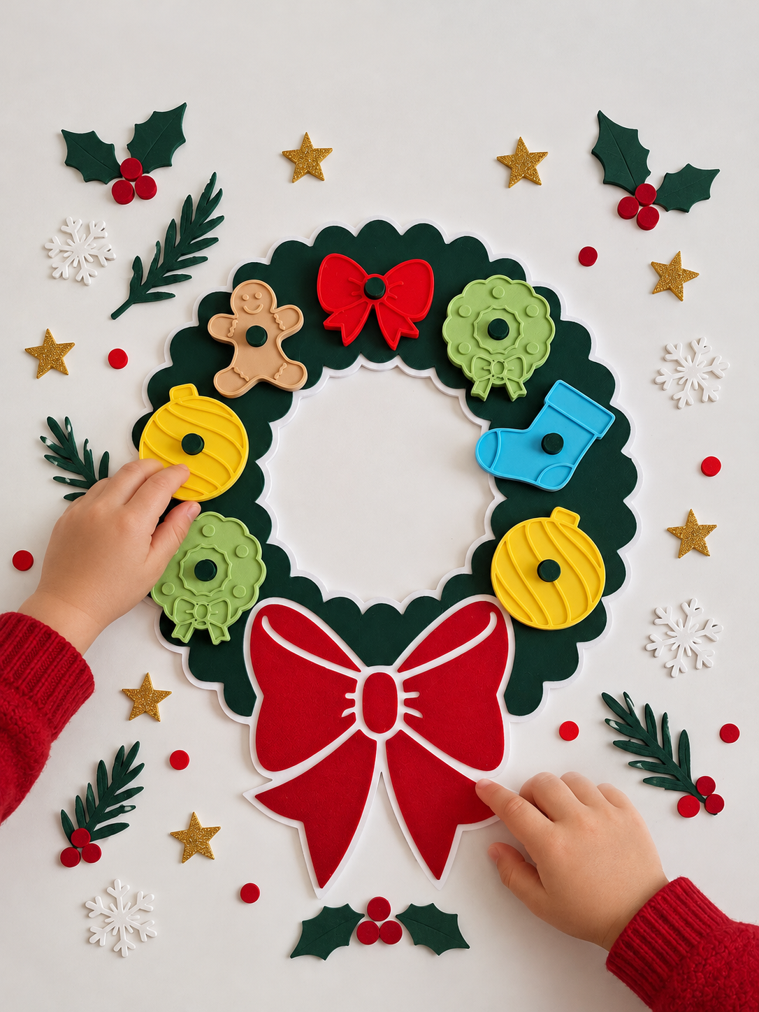 Couronne de Noël en mousse créative.png