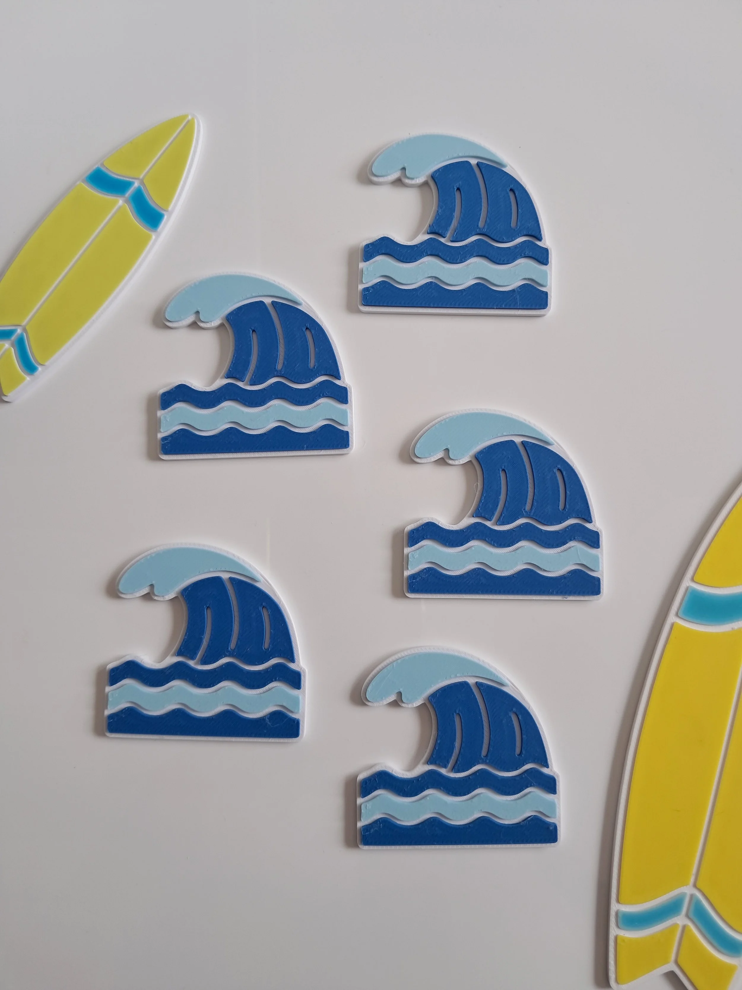 5 Vagues , mini monde, table sensorielle,