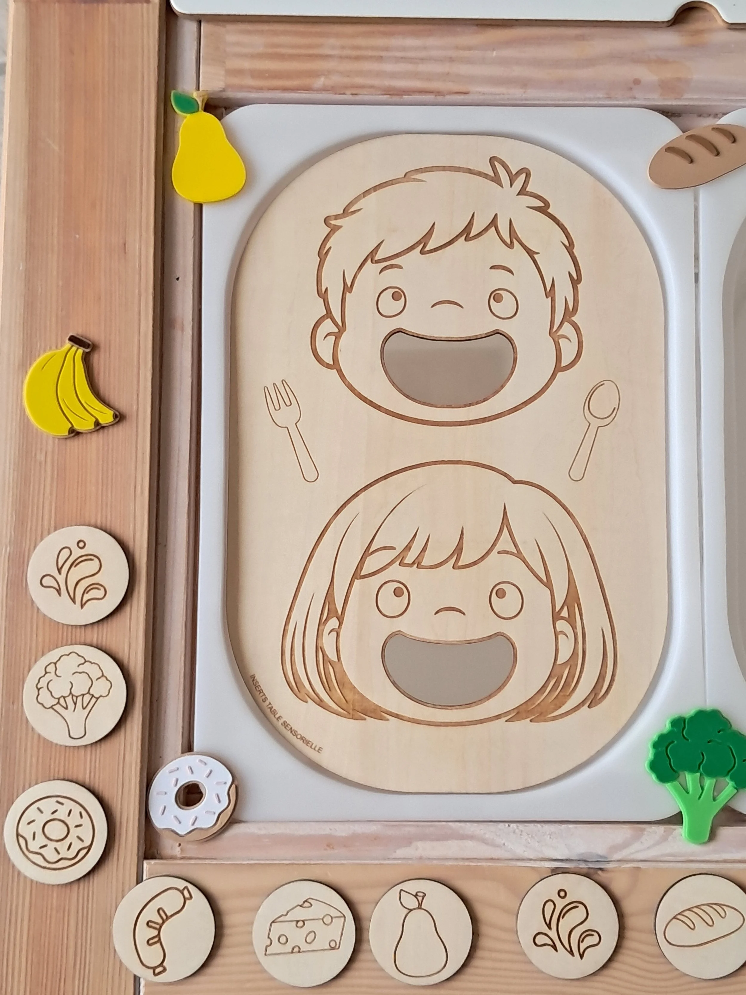 🍽️ Petit Insert trofast Enfants bouches gourmandes