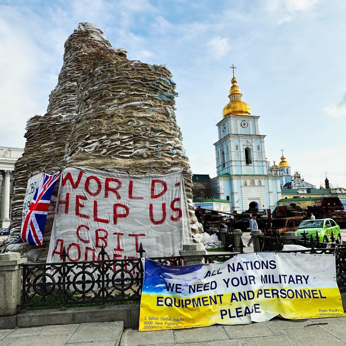 Walking around Kyiv, it&rsquo;s easy to forget there&rsquo;s a war going on. The city is vibrant, beautiful, and filled with residents strolling about enjoying a sunny Sunday. Then out of nowhere a memorial, army roadblock, or a call for aid appears 