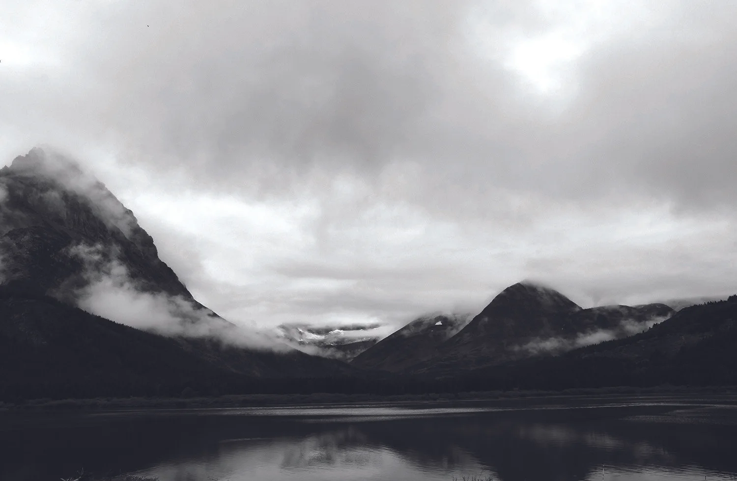 Black and White, Many Glacier Hotel-v3.jpg