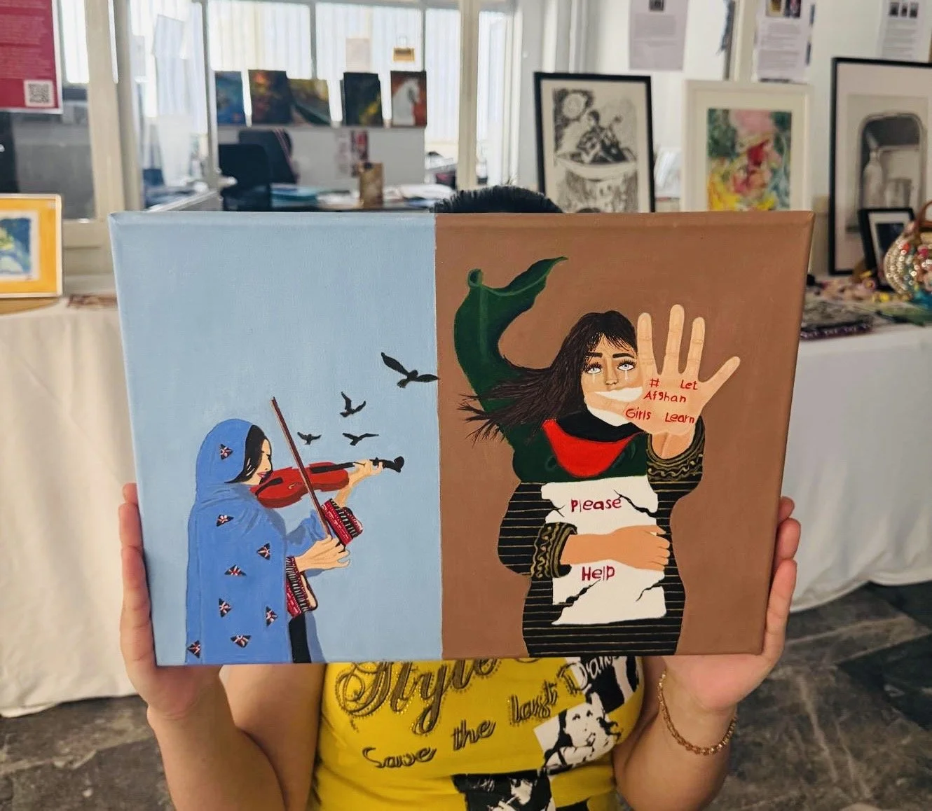 An Art Outlet for Refugees in Athens 