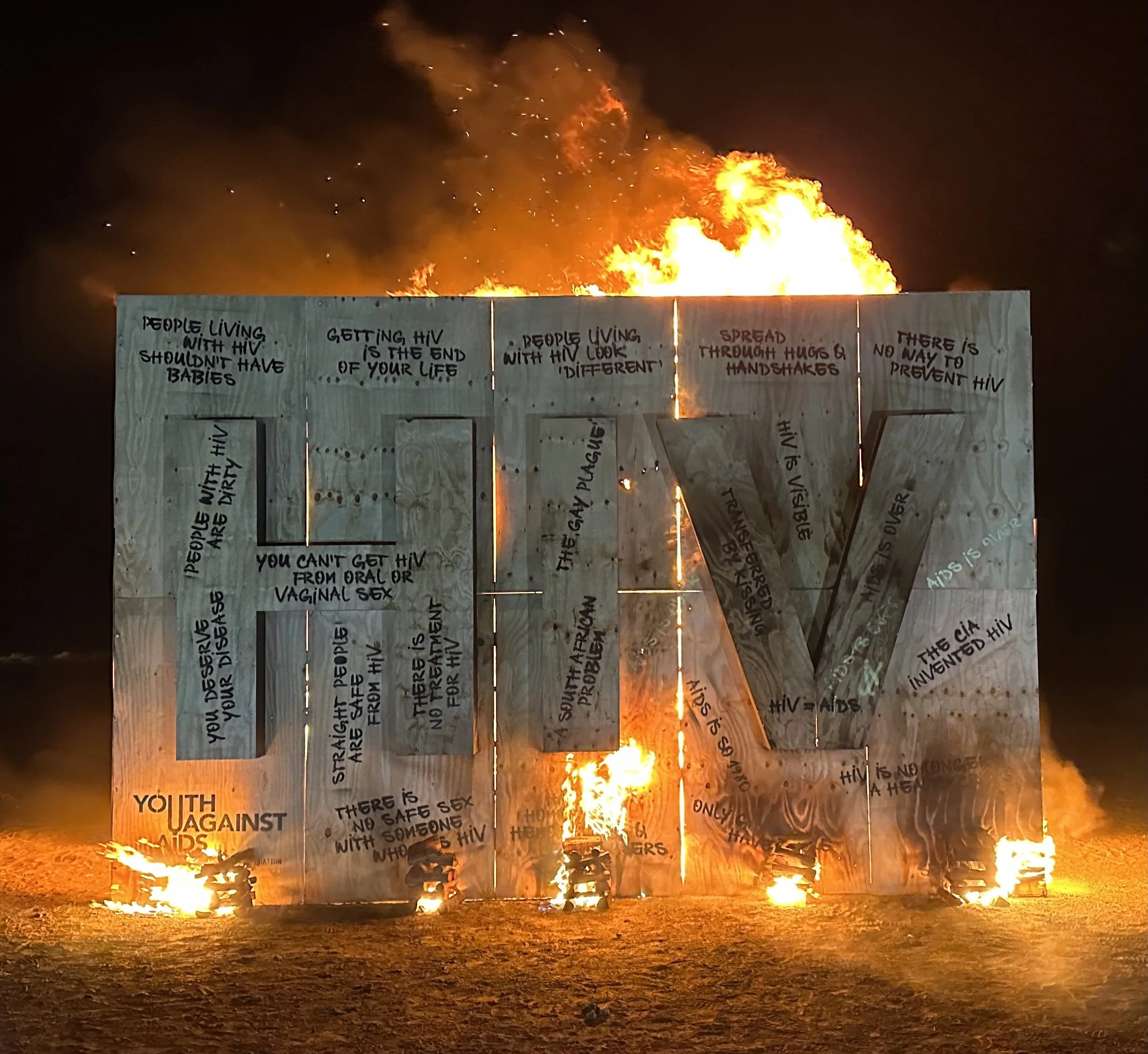 "Change the Name, End the Stigma" Afrikaburn, 2023