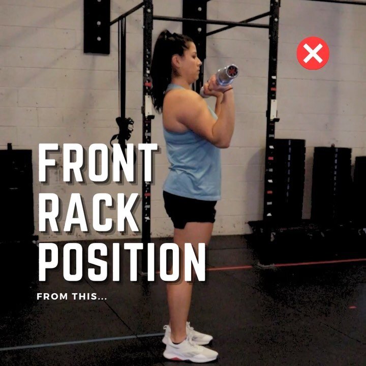 Want to improve your front rack barbell position? ⏭️

Try this mobility movement prior to front squats, cleans and presses 

Share and follow for more