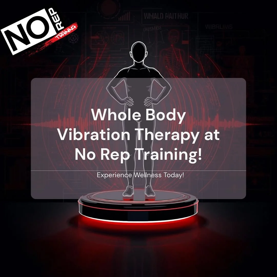 🚨 Now at No Rep Training 🚨
Whole Body Vibration Therapy is officially live — and it’s a game changer.
In just a few minutes, WBV:
🩸 Boosts circulation
🦴 Builds bone density
🧠 Improves balance + coordination
💪 Speeds up recovery
T