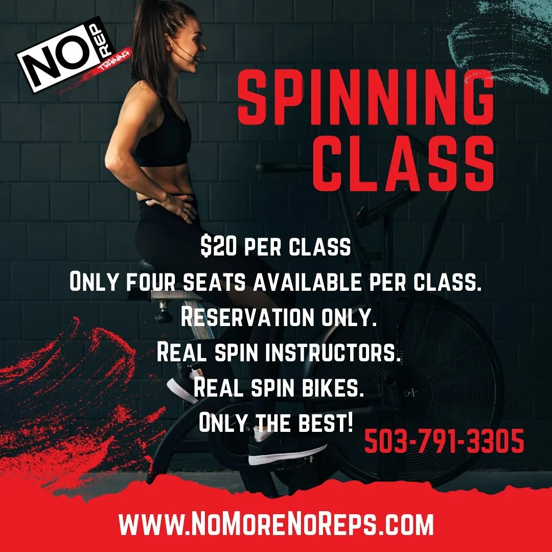 🚴‍♀️ No Rep Training Presents: TSUNAMI SPIN 🌊
We’re bringing a wave of energy to Clatsop County!
Spin isn’t just cardio — it’s rhythm, drive, and community.
🕔 Class Times:
• Tuesday & Thursday: 5:30 AM + 4:30
