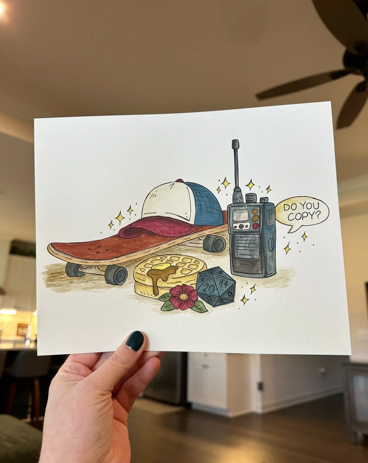 bought some gouache paints and this is my first attempt with them! So of course I had to do a Stranger Things design ✌🏻Prints coming soon!

I&rsquo;ll share more wedding work soon once the season picks back up but for now I&rsquo;ll be doodling away