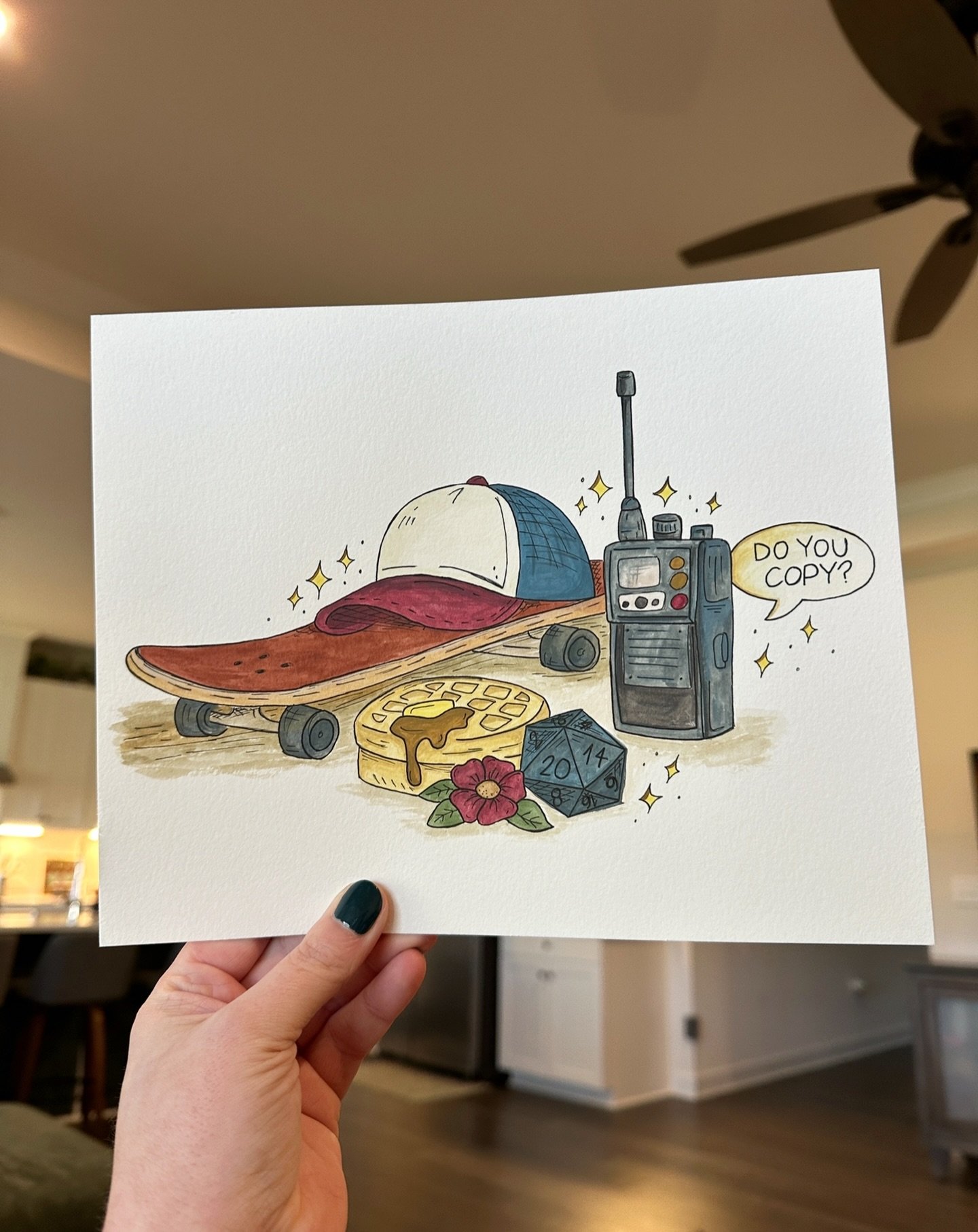 bought some gouache paints and this is my first attempt with them! So of course I had to do a Stranger Things design ✌🏻Prints coming soon!

I&rsquo;ll share more wedding work soon once the season picks back up but for now I&rsquo;ll be doodling away