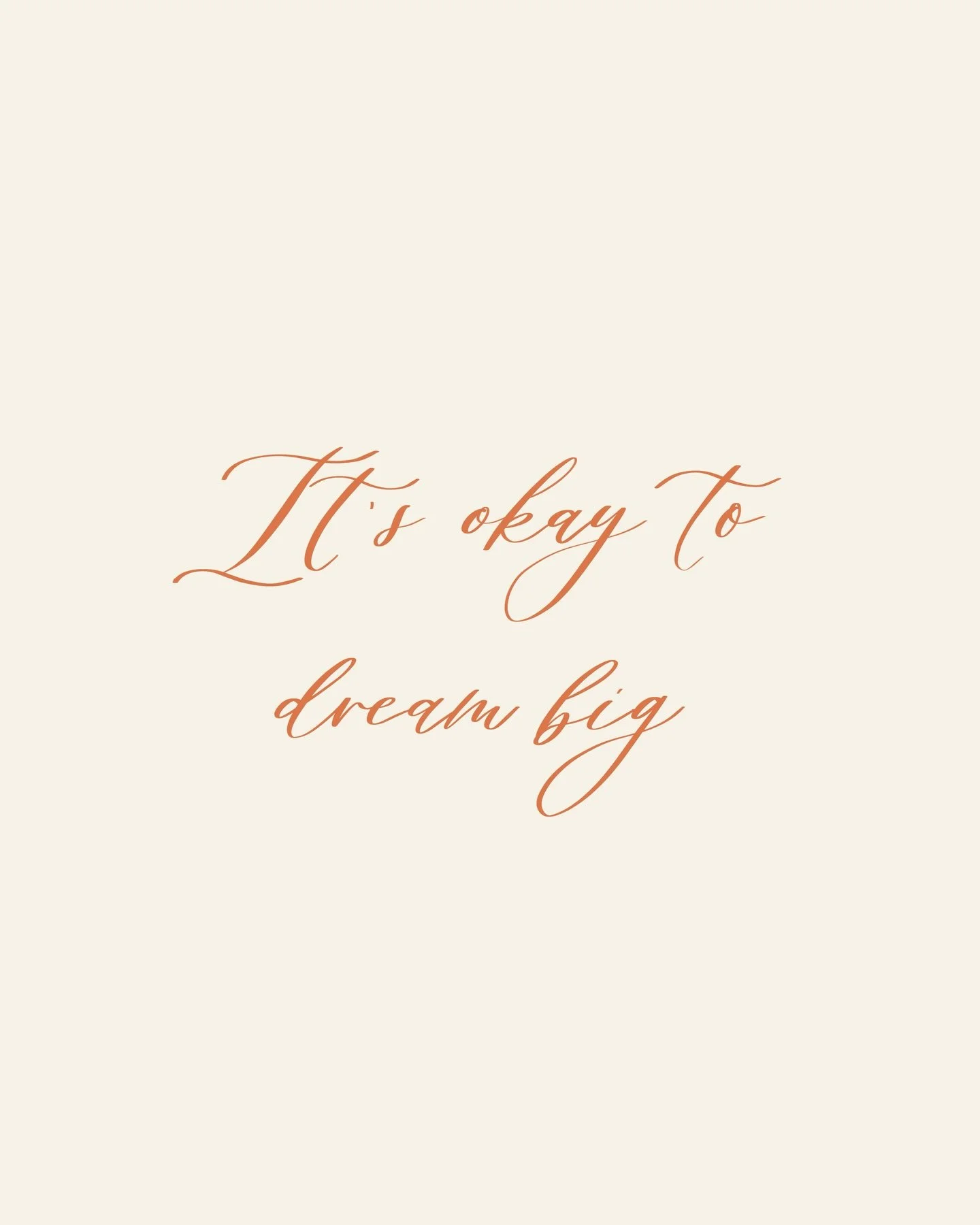 Monday morning reminder ✨

Dream big