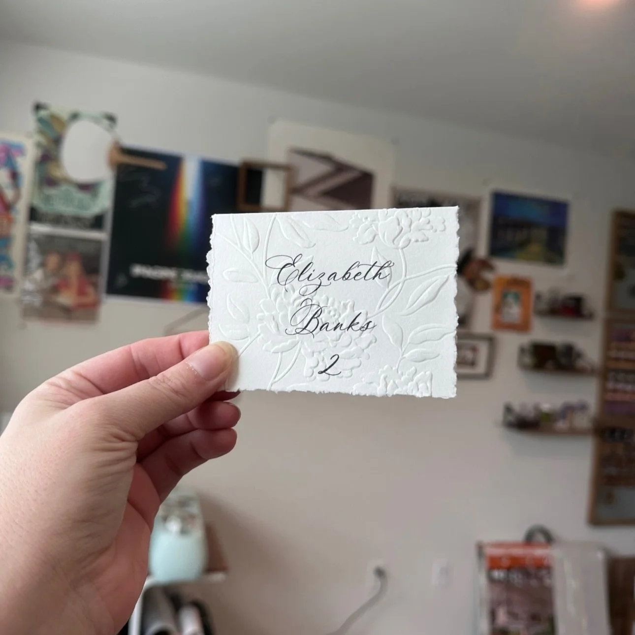 I bought a paper embossing machine and y&rsquo;all, I&rsquo;m so obsessed. How gorgeoussssss are these?? 😍

Embossing, place cards for weddings