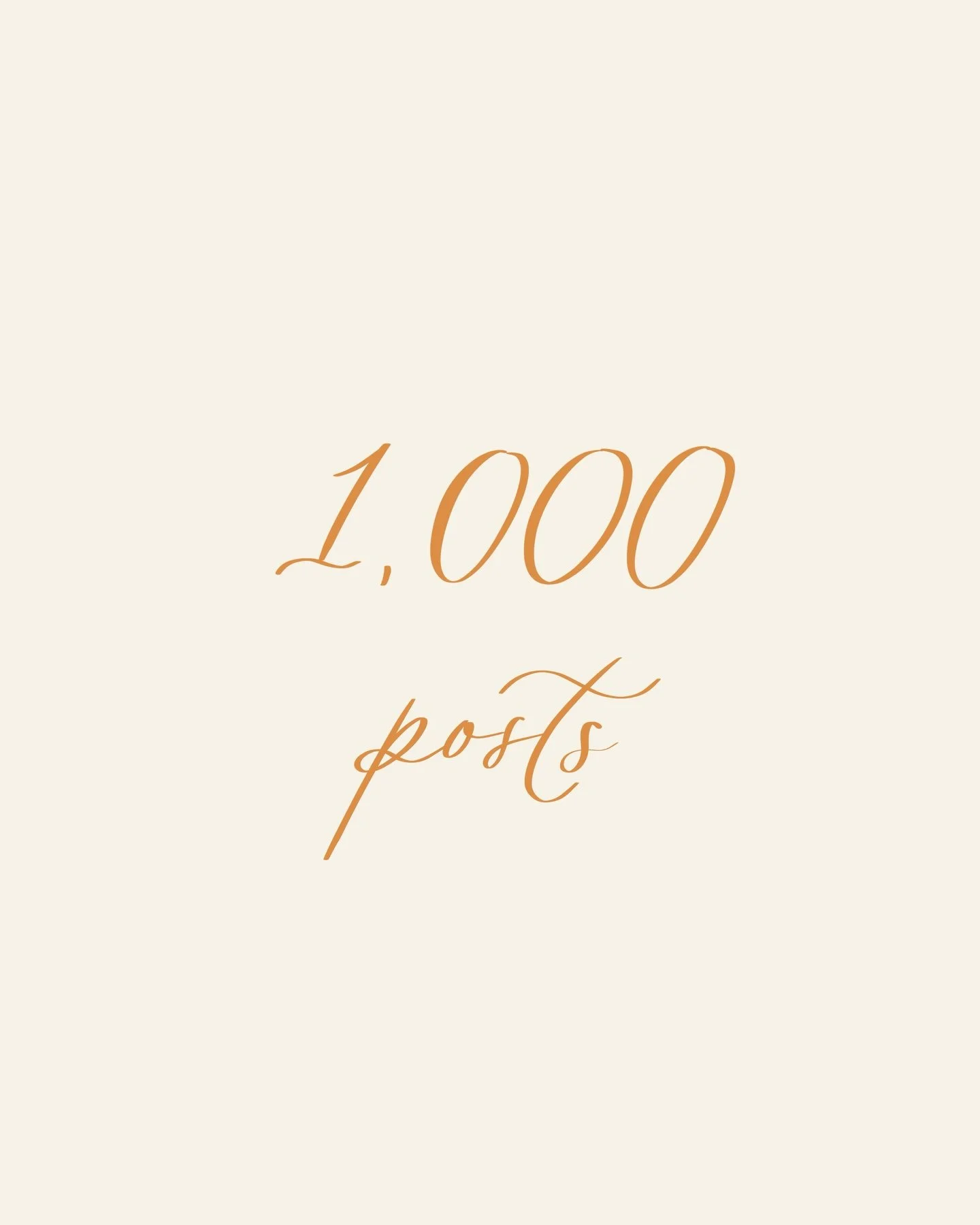 This is my 1000th post on this page!!! What a milestone for me. I may not post to the page everyday but I&rsquo;m so proud of the persistence to keep going ❤️