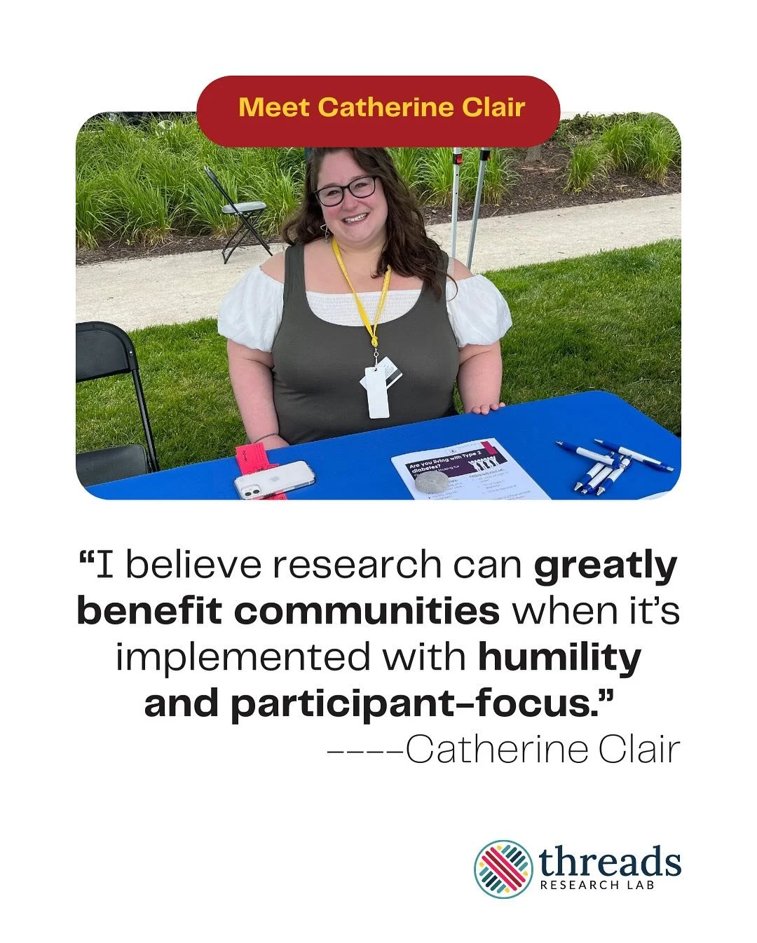 🎉 Huge congratulations to our incredible graduate, Catherine Clair (@catherine.a.clair )! 🎓✨
As a dedicated Survey Specialist and REDCap Developer at Threads Research Lab, Catherine significantly enhanced our research capabilities, particularly thr