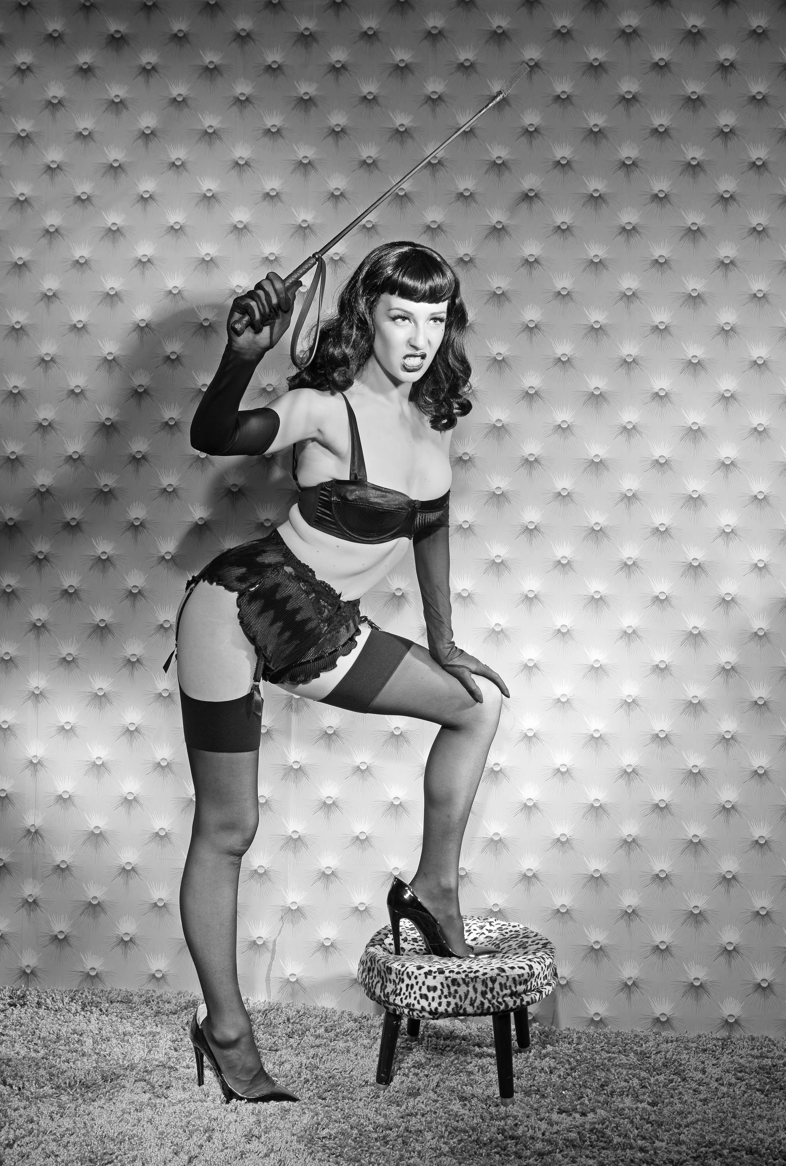 Signed Bettie Page Print A5