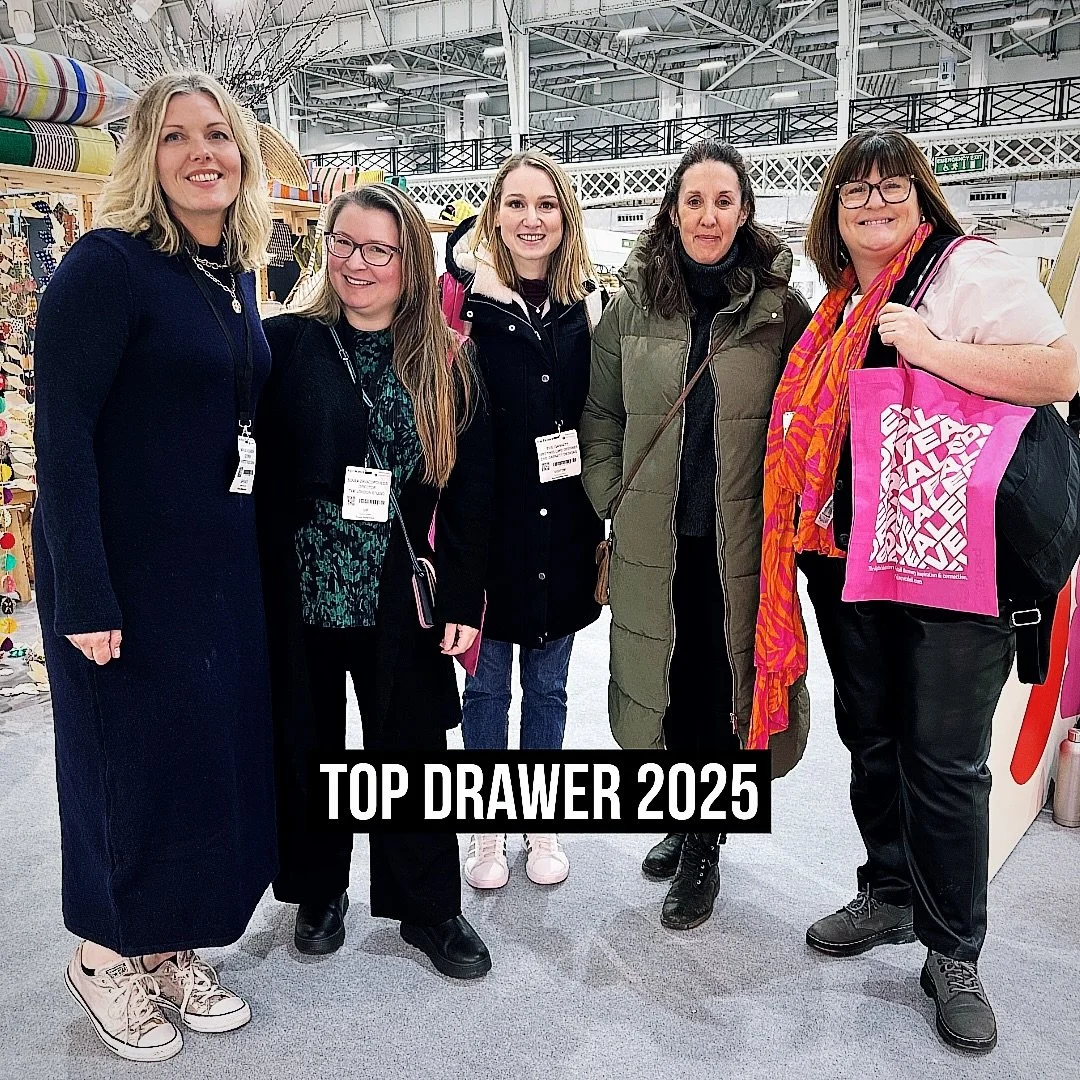 A great afternoon at @topdrawerlondon with my fantastic art licensing agency, @thelondonstudio! Feeling so inspired by the incredible designs and talent showcased by so many brilliant artists!