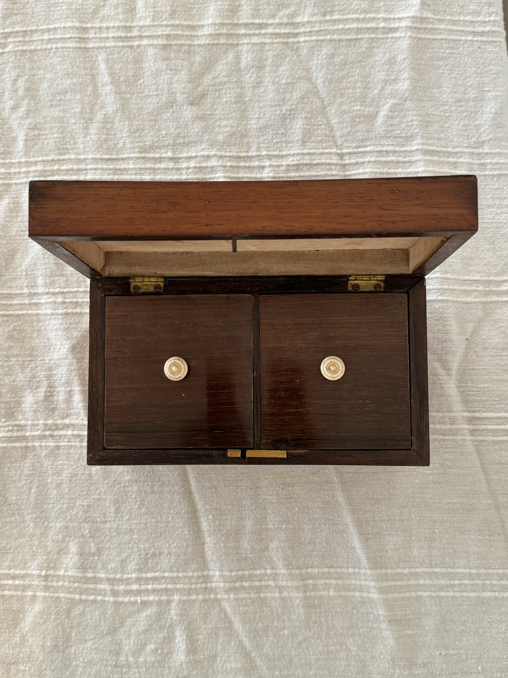 19th C. English Tea Caddy — Gray House Art & Antiques