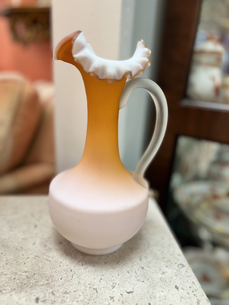 Vintage Ruffle Pitcher