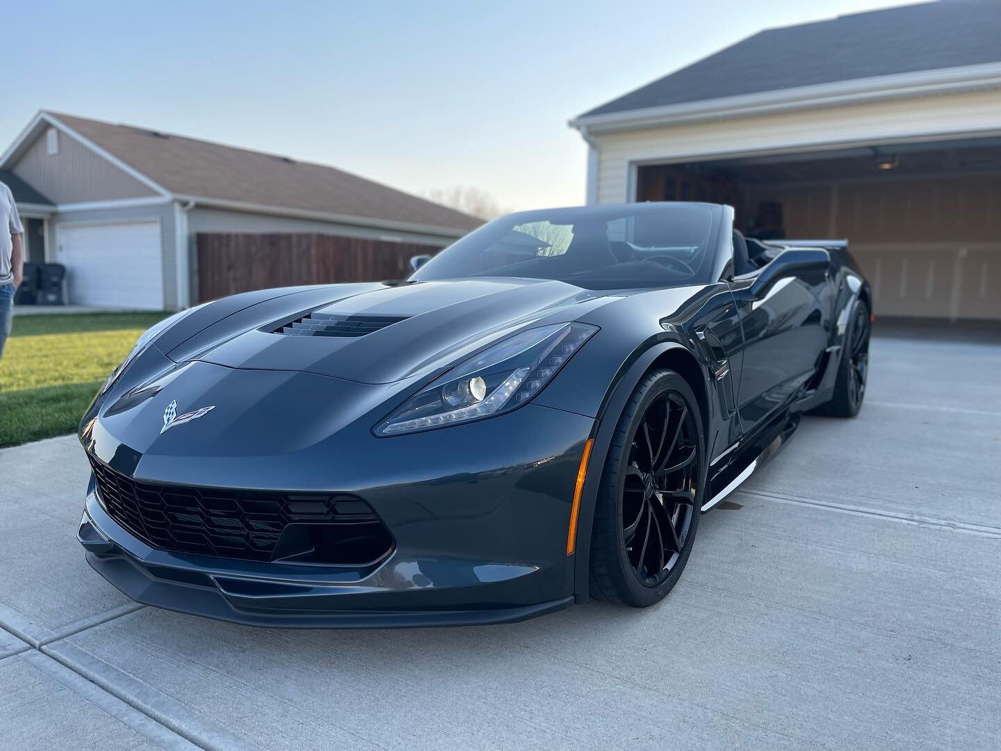This beautiful 2019 Grand Sport Corvette received a two step paint correction and five year ceramic coating. All micro-scratches and imperfections were removed from the paint making the paint near flawless. We then we applied our 5 year ceramic coati
