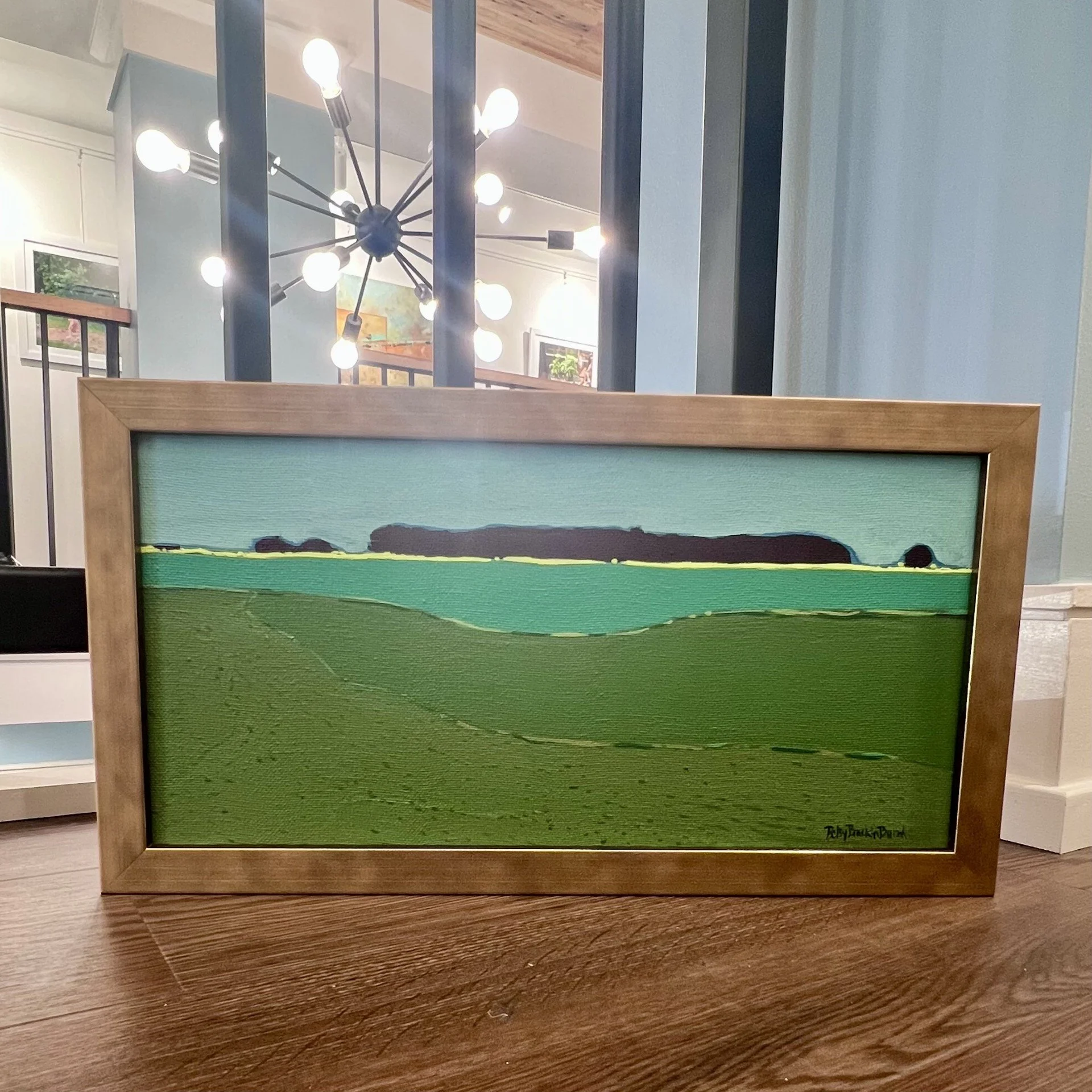 Delta Greens, Oil on Canvas by Betsy Brackin Burch $850
