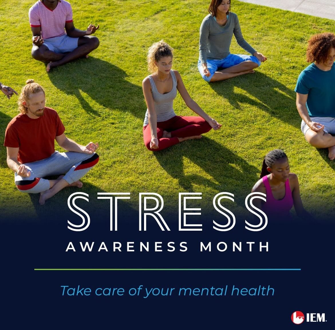 #Repost #IEMNews Taking care of your mental health 🧠 is as important as your physical health. This Stress Awareness Month, consider your personal stress levels and the steps you can take to alleviate elevated levels and improve your overall mental h