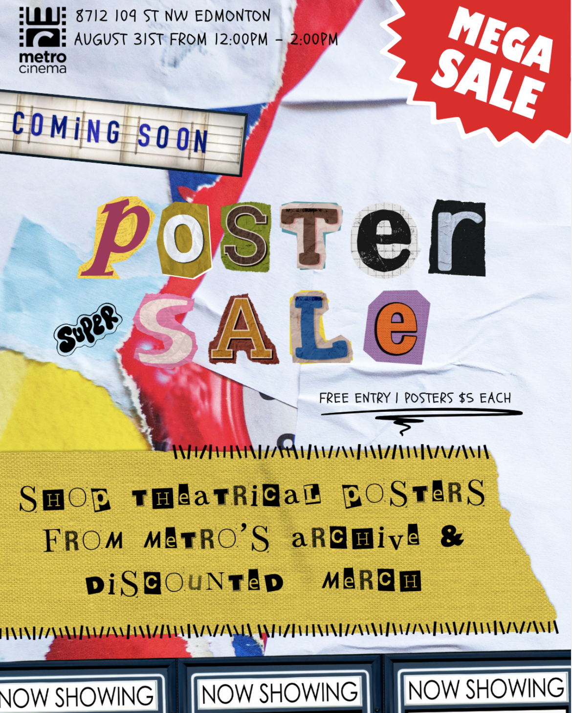 Poster Sale at Metro Cinema