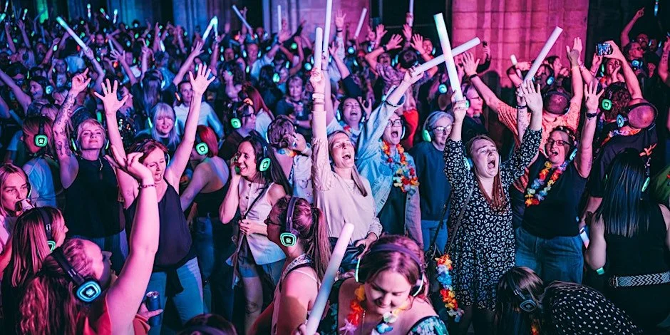 80s Silent Disco in the Art Gallery of Alberta