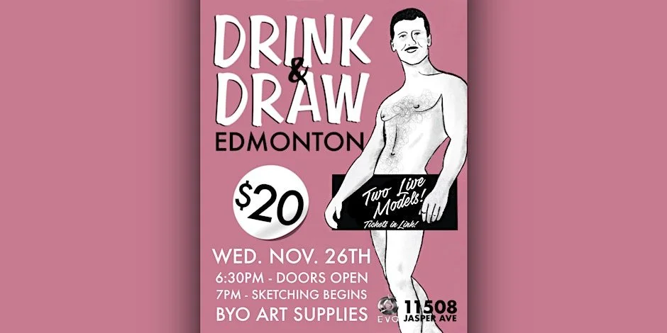 Drink & Draw at Evolution Wonderlounge