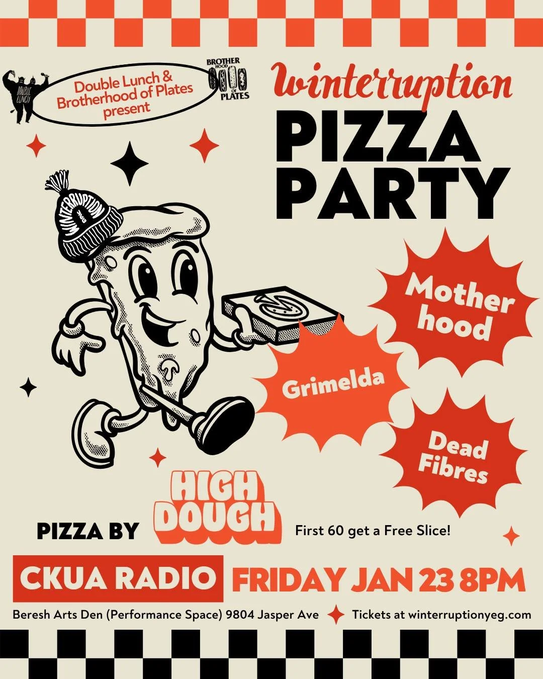 Double Lunch Brotherhood of Plates Pizza Party