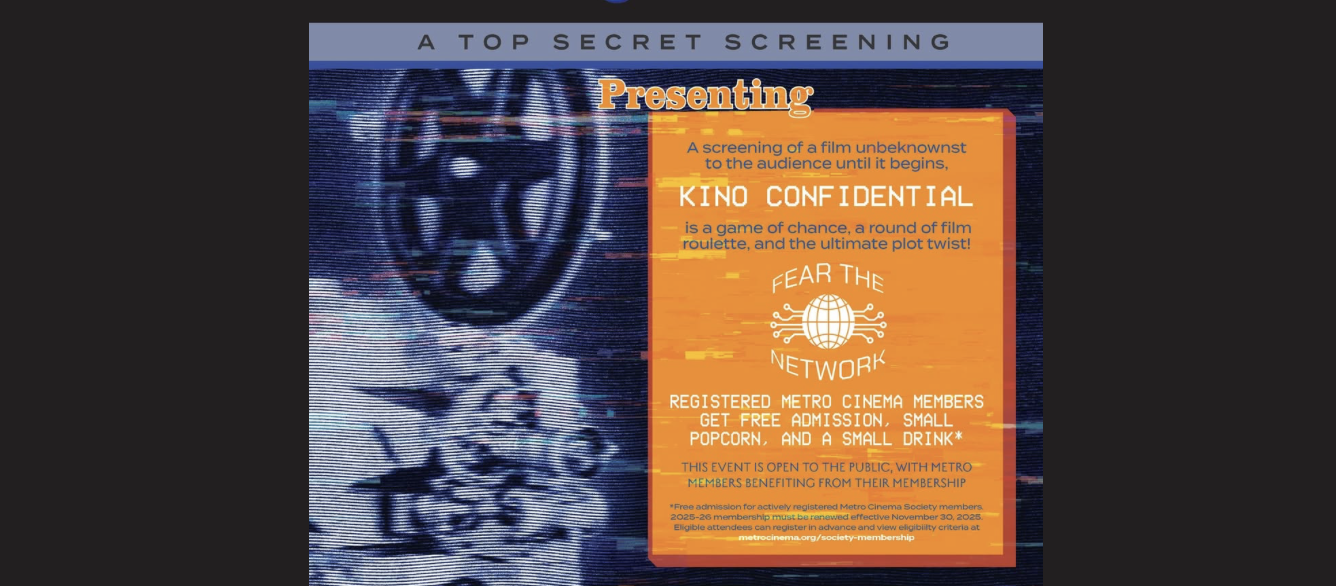 Kino Confidential Film Screening at Metro Cinema