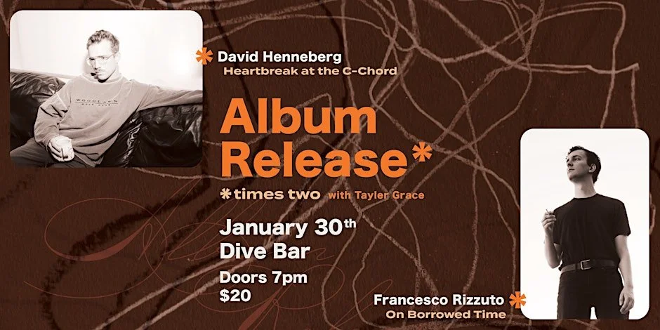 BodyheatDouble Album Release Party | David Henneberg & Francesco Rizzuto 3x The Charm