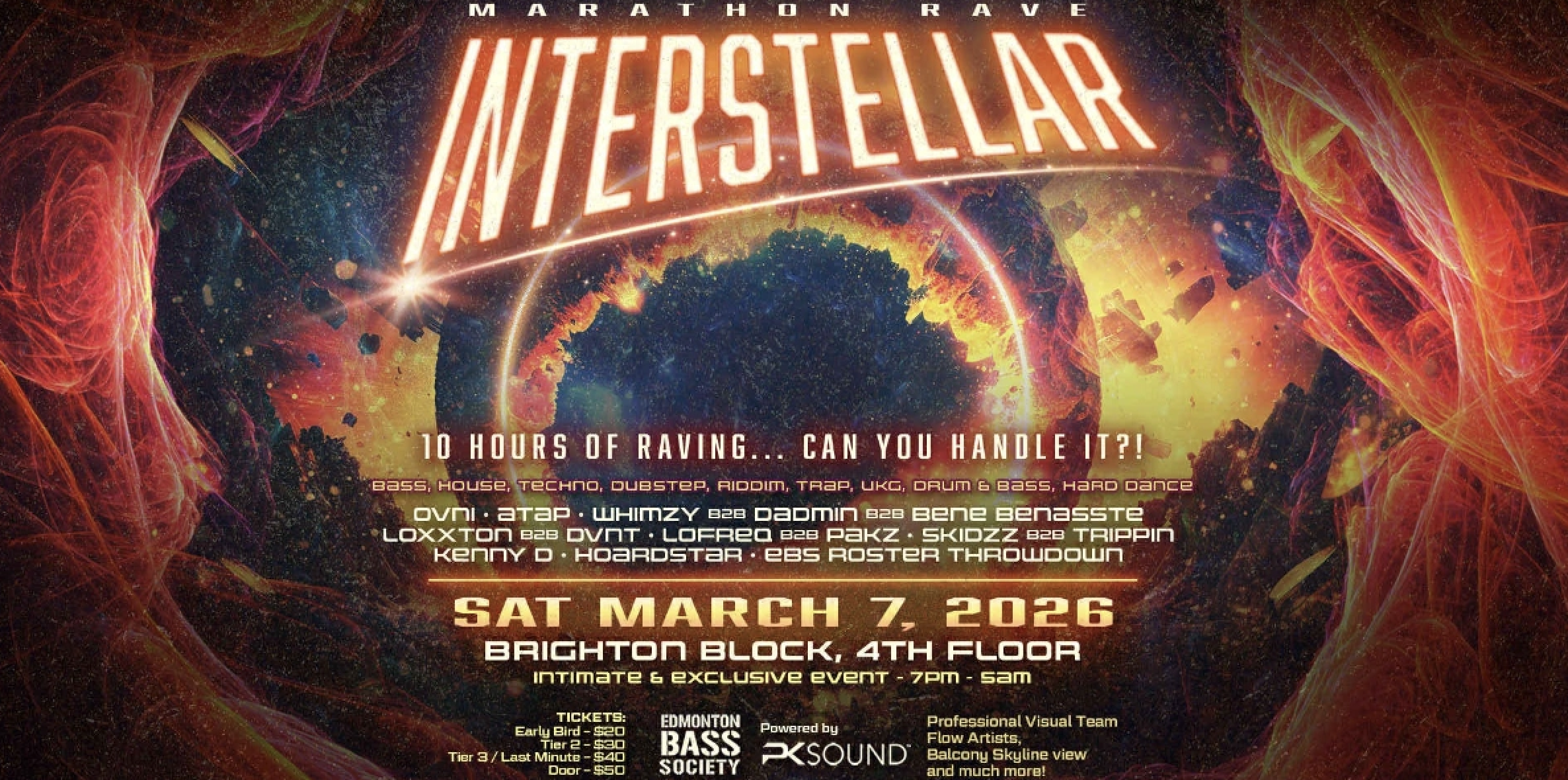 Edmonton Bass Society presents INTERSTELLAR