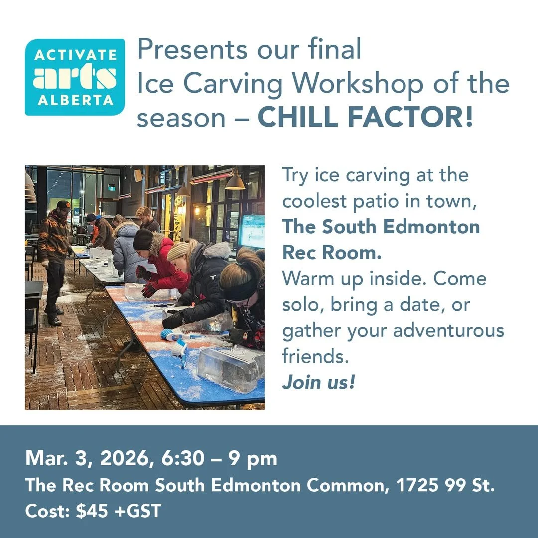 Ice Carving Workshop at The Rec Room