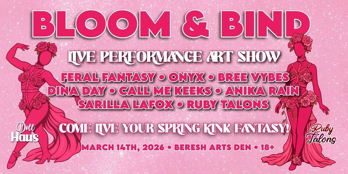 Bloom & Bind Live Performance and Art Show